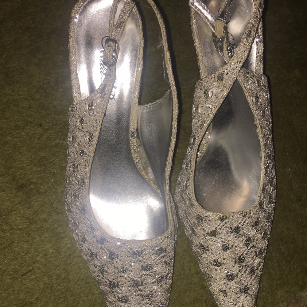 Silver Ball Pumps